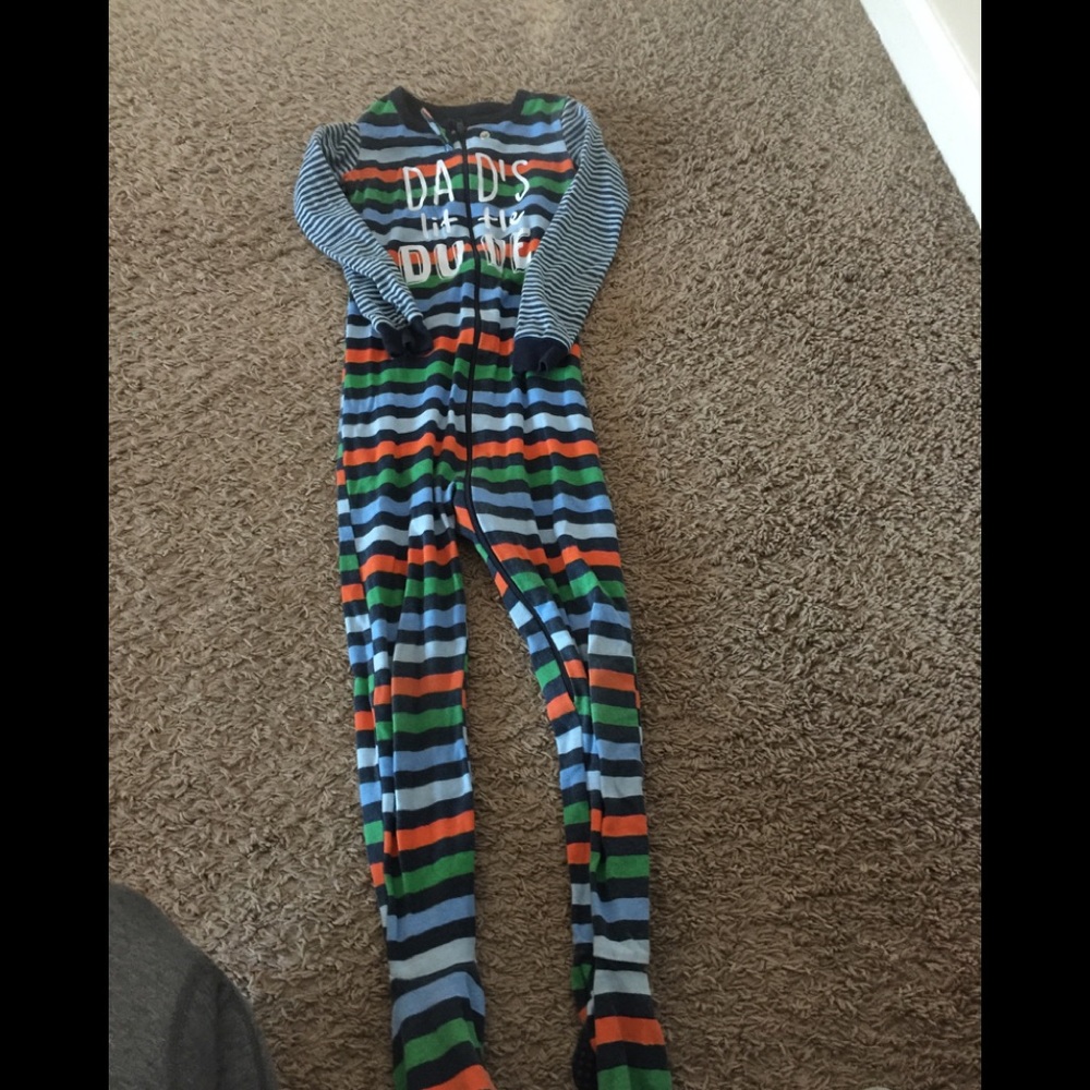 4T cotton striped pjs